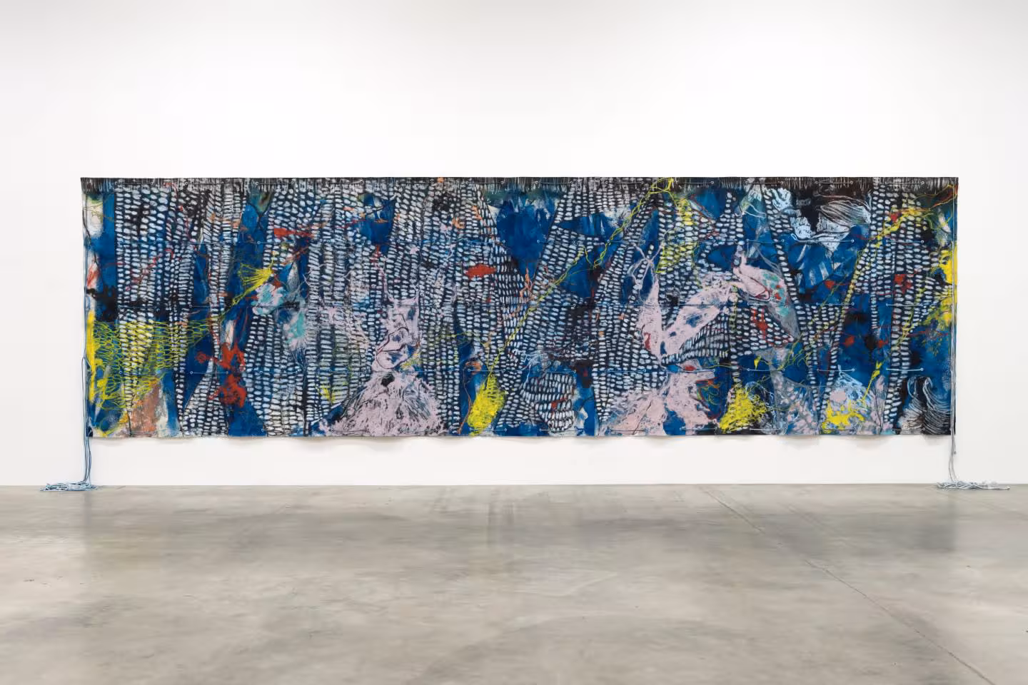 Naotaka Hirol’s *The Swimmer* (2024), exhibited in the Encounters sector at Art Basel Hong Kong 2025. Courtesy of the artist and Misako & Rosen.