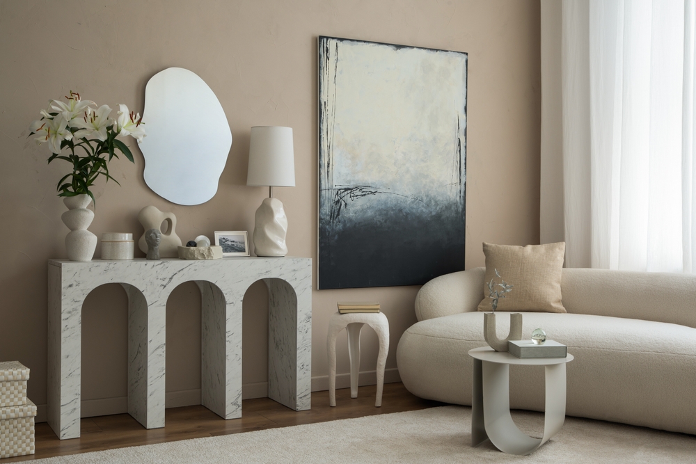 Art investment hanging in modern looking room